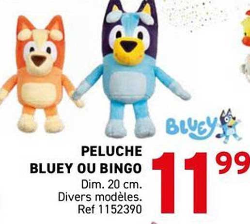 PELUCHE BLUEY OU BINGO