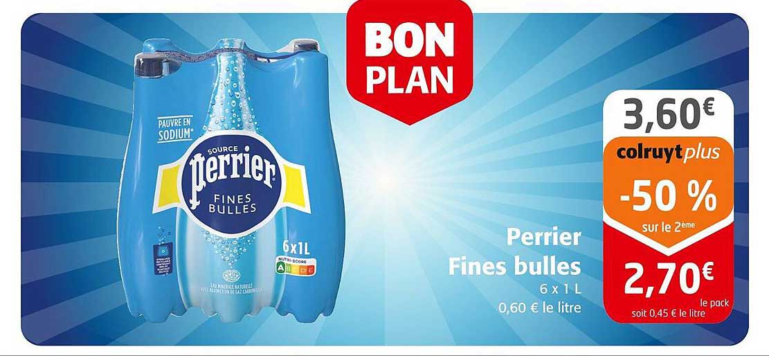 Perrier Fines bulles 6 x 1L