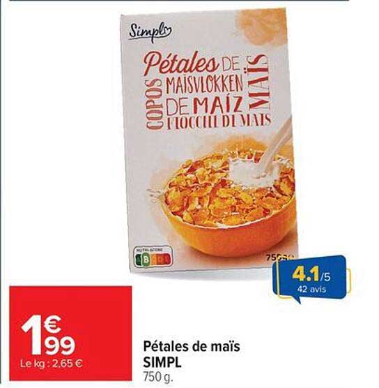 Pétales de maïs SIMPL