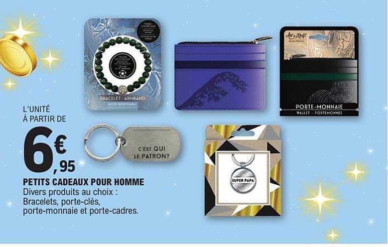 PETITS CADEAUX POUR HOMME