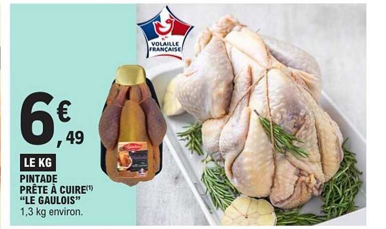 Pintade prête à cuire "Le Gaulois"