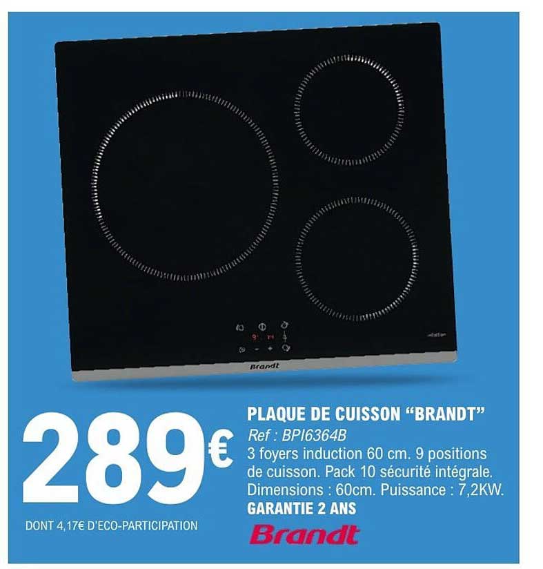 PLAQUE DE CUISSON “BRANDT”