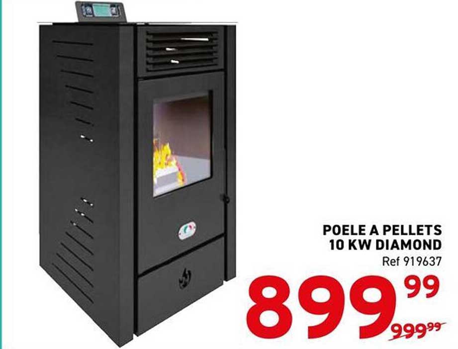POELE A PELLETS 10 KW DIAMOND