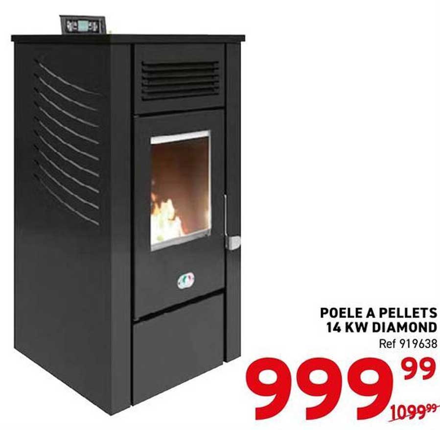 POELE A PELLETS 14 KW DIAMOND