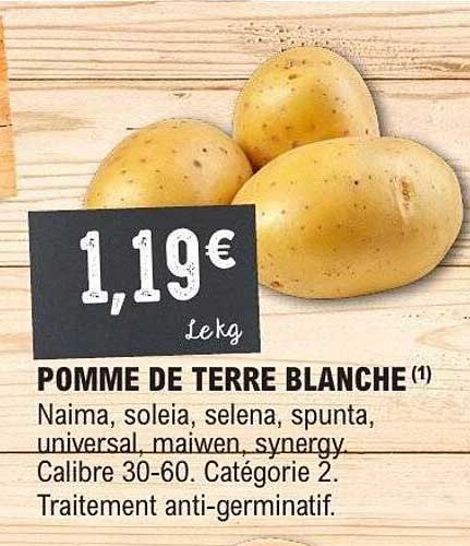 POMME DE TERRE BLANCHE