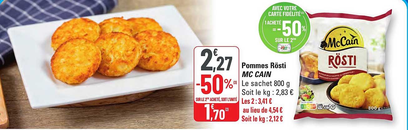 Pommes Rösti MC CAIN