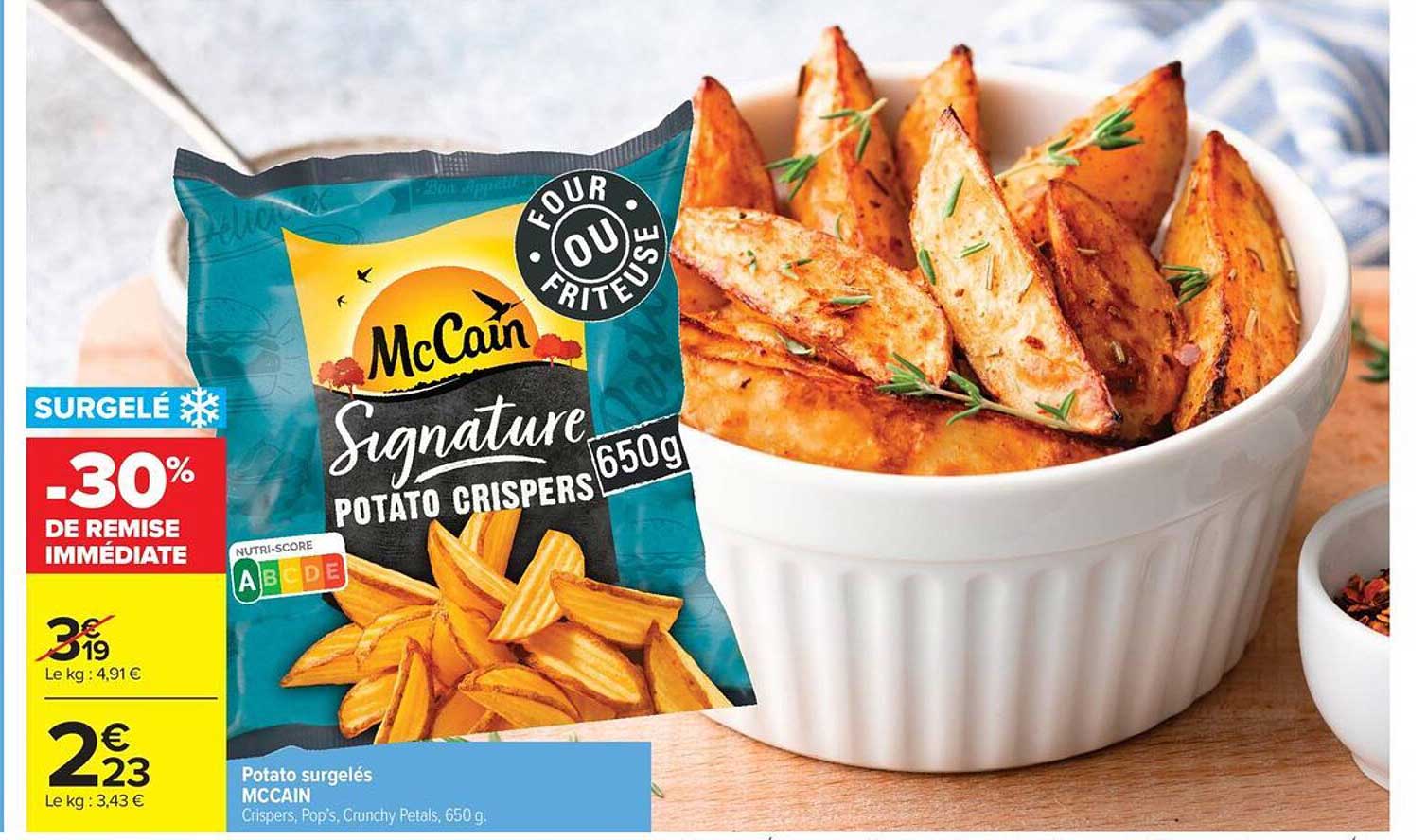Potato Crispers McCain 650g