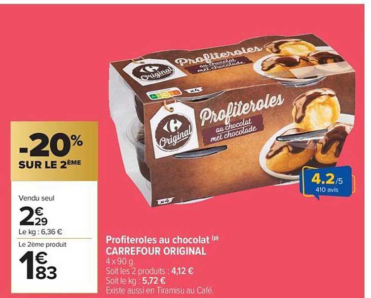 Profiteroles au chocolat