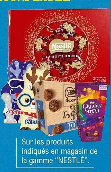 Promotion sur la gamme NESTLÉ