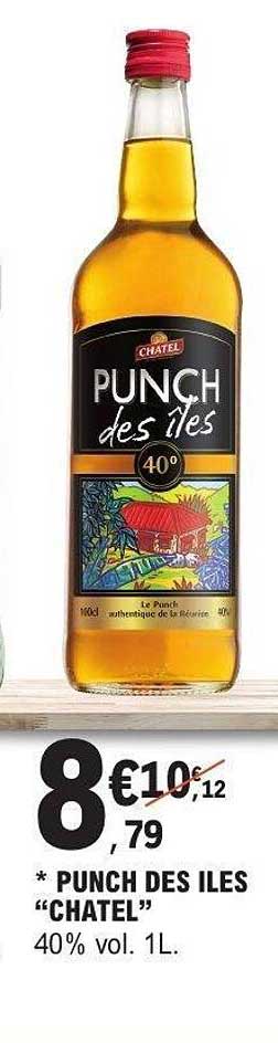 PUNCH DES ÎLES "CHATEL" 1L