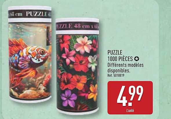 PUZZLE 1000 PIÈCES ★ Différents modèles disponibles.