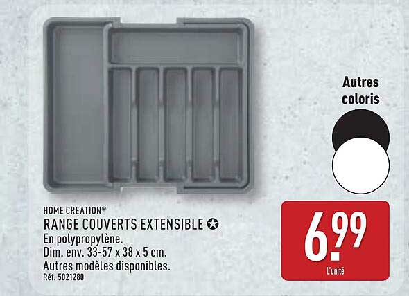 RANGE COUVERTS EXTENSIBLE