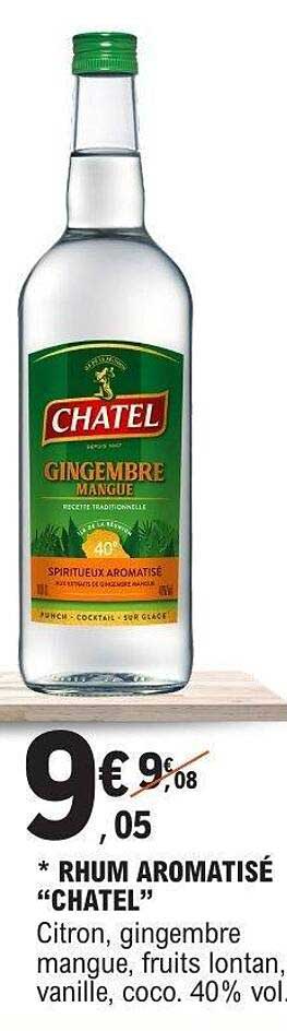 RHUM AROMATISÉ “CHATEL”