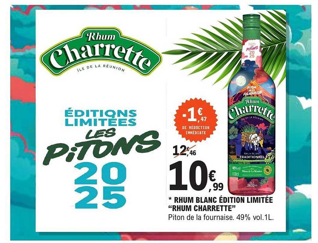 RHUM BLANC ÉDITION LIMITÉE "RHUM CHARRETTE"