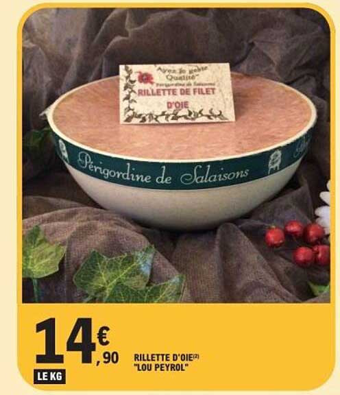 RILLETTE D'OIE(2) "LOU PEYROL"