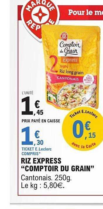 RIZ EXPRESS "COMPTOIR DU GRAIN"