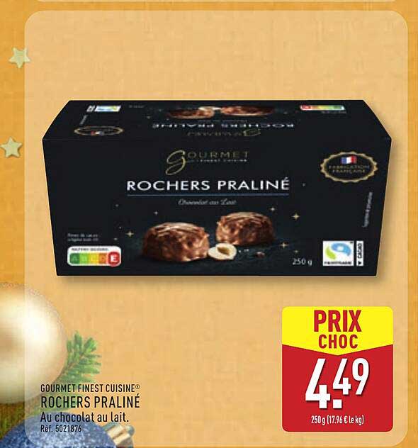 ROCHERS PRALINÉ