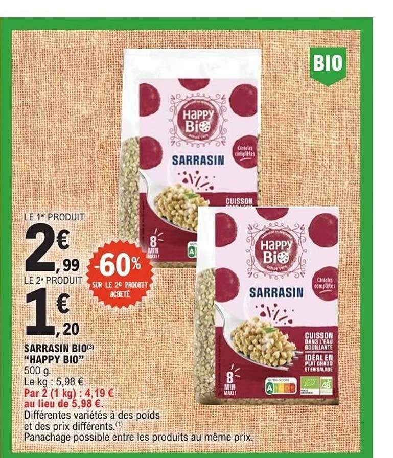 SARRASIN BIO "HAPPY BIO"