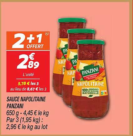 SAUCE NAPOLITAINE PANZANI