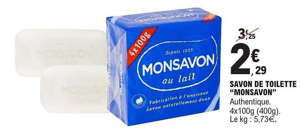 Savon de toilette "MONSAVON"