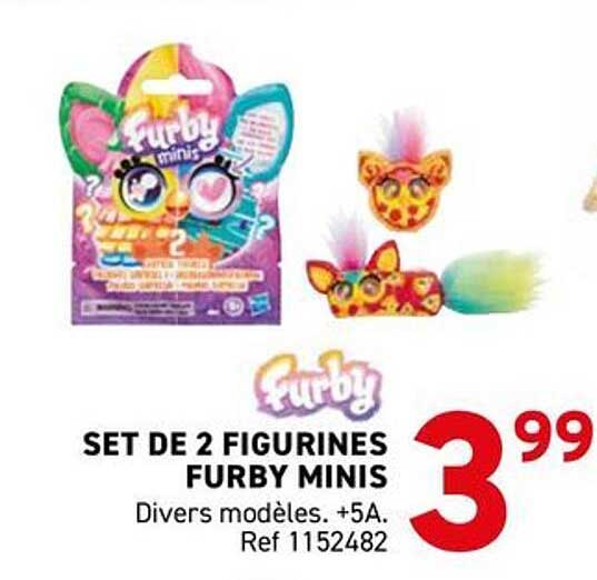 SET DE 2 FIGURINES FURBY MINIS