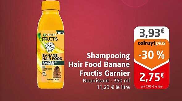 Shampooing Hair Food Banane Fructis Garnier