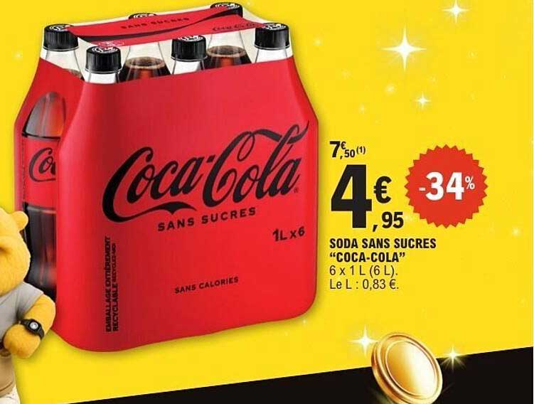 SODA SANS SUCRES "COCA-COLA"