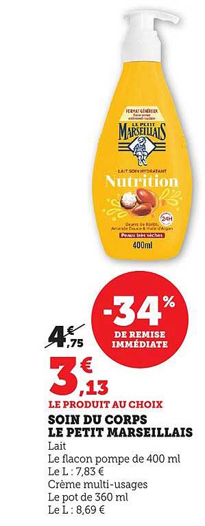 SOIN DU CORPS LE PETIT MARSEILLAIS
