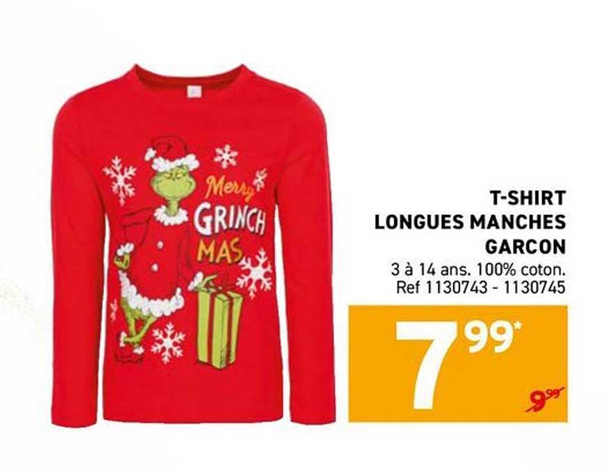 T-SHIRT LONGUES MANCHES GARCON