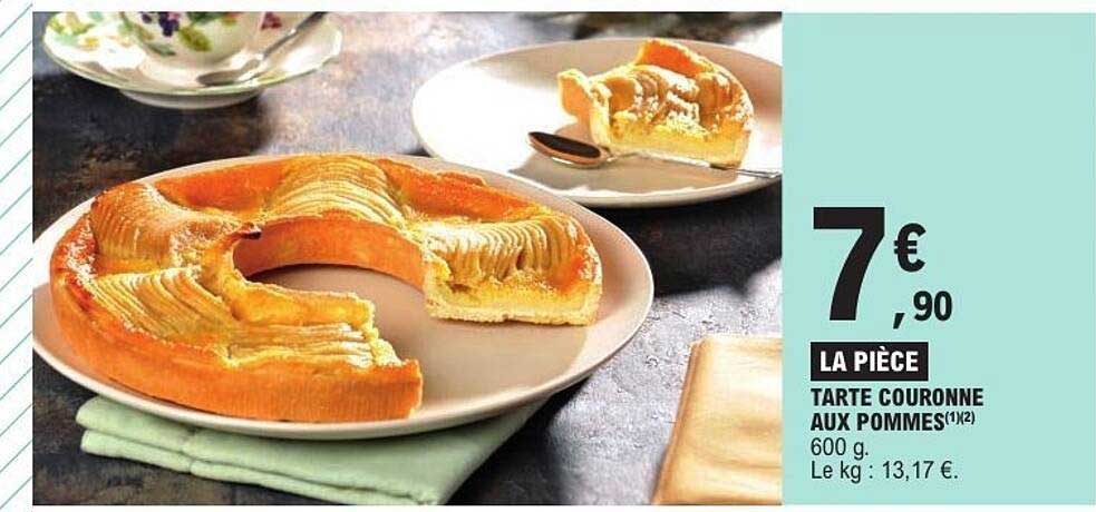 TARTE COURONNE AUX POMMES