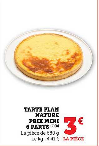 TARTE FLAN NATURE