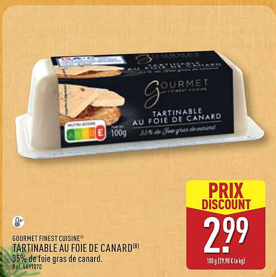 TARTINABLE AU FOIE DE CANARD