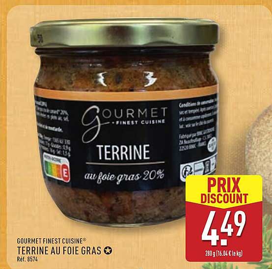 TERRINE AU FOIE GRAS