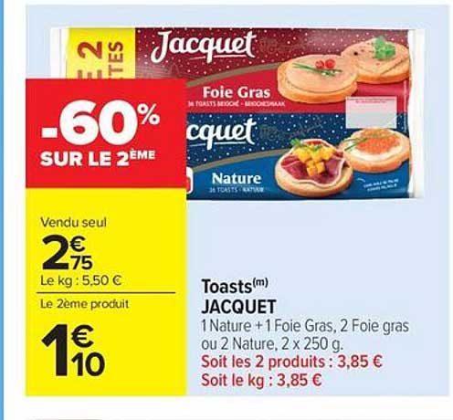 Toasts(m) JACQUET