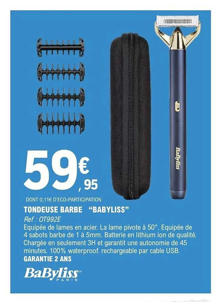 TONDEUSE BARBE "BABYLISS"