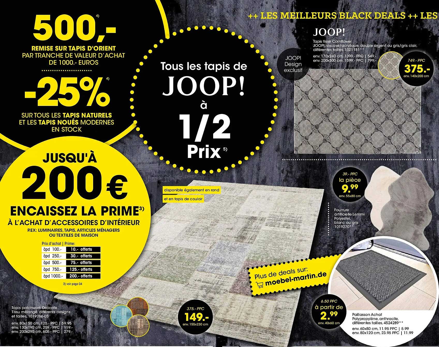 Tous les tapis de JOOP! à 1/2 Prix