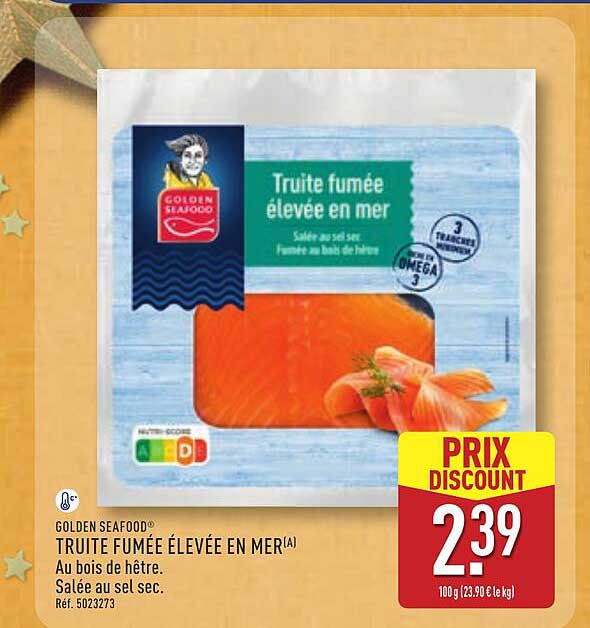 TRUITE FUMÉE ÉLEVÉE EN MER