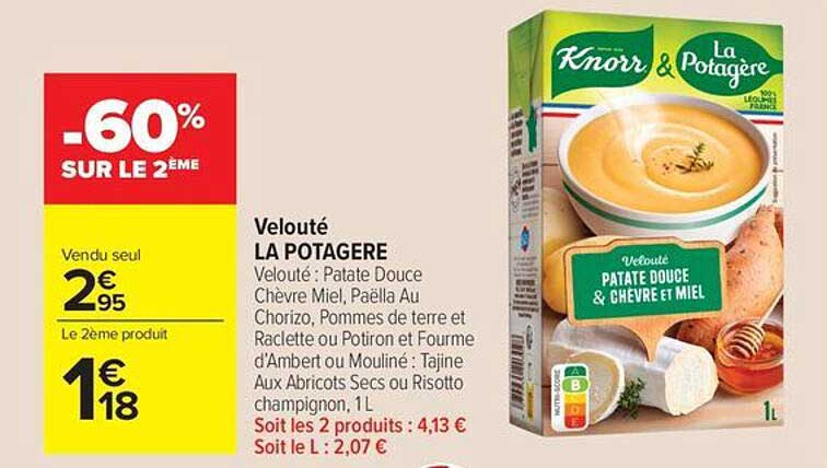 Velouté LA POTAGERE