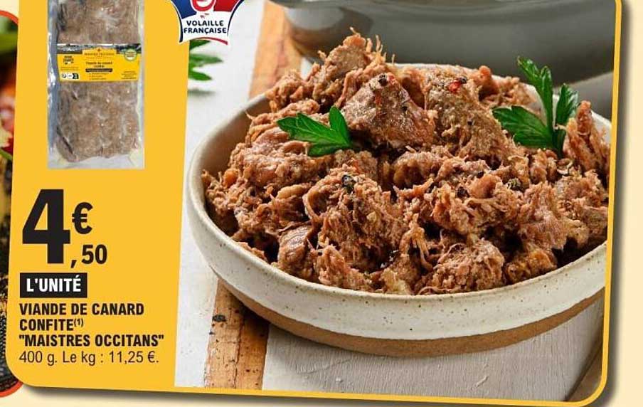 VIANDE DE CANARD CONFITE "MAISTRES OCCITANS"