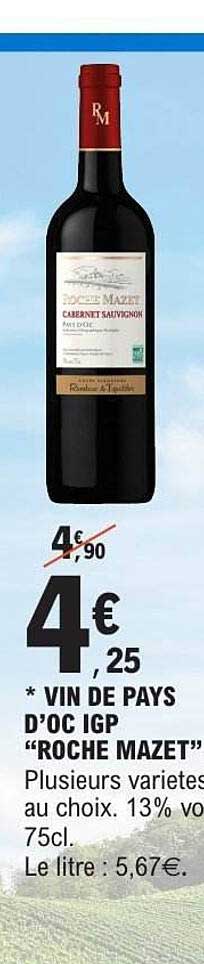 * VIN DE PAYS D'OC IGP "ROCHE MAZET"