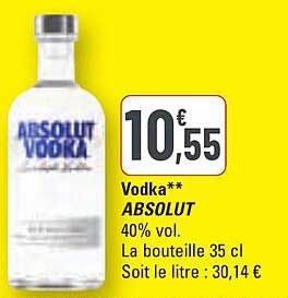 Vodka** ABSOLUT