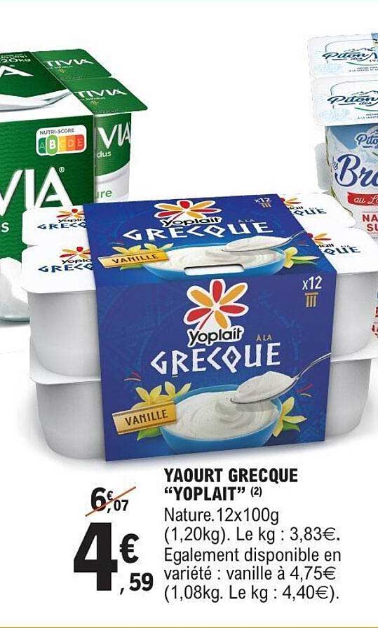 YAOURT GRECQUE "YOPLAIT"