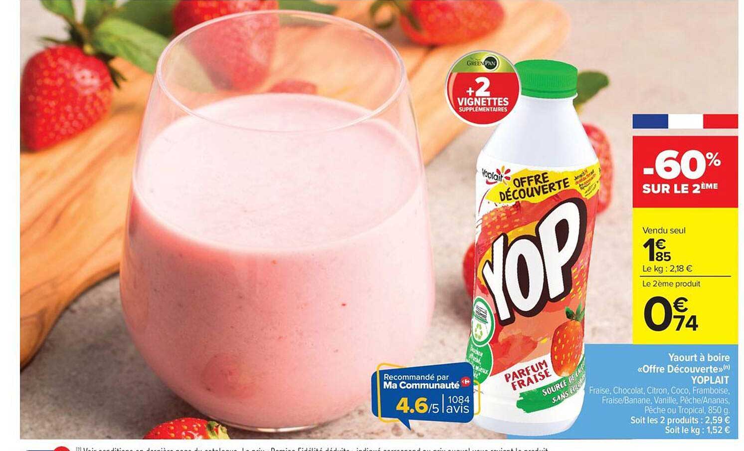 Yop Parfum Fraise - Offre Découverte