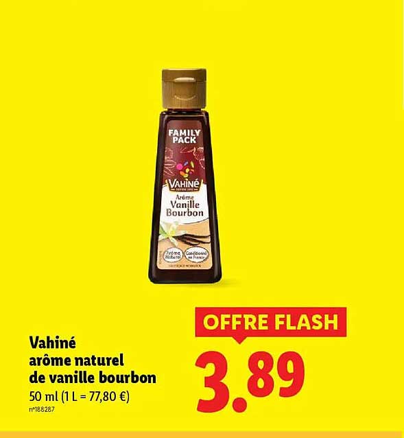 Vahiné arôme naturel de vanille bourbon