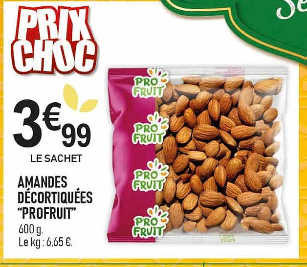 AMANDES DÉCORTIQUÉES "PROFRUIT"