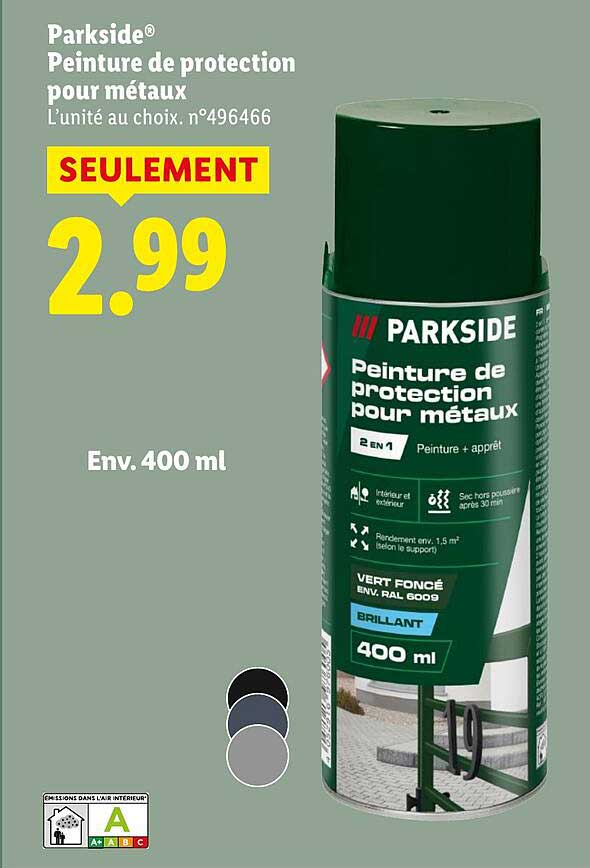 Peinture Parkside Lidl
