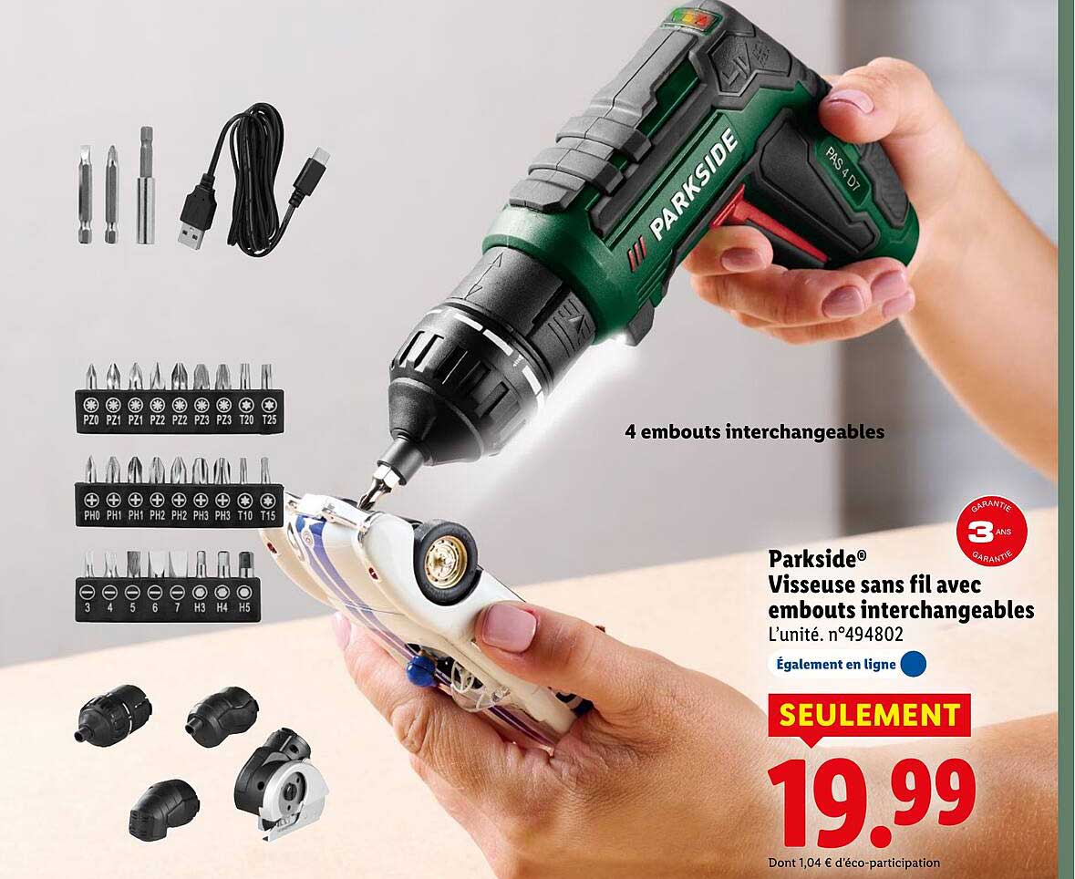 Visseuse Lidl Prixnull