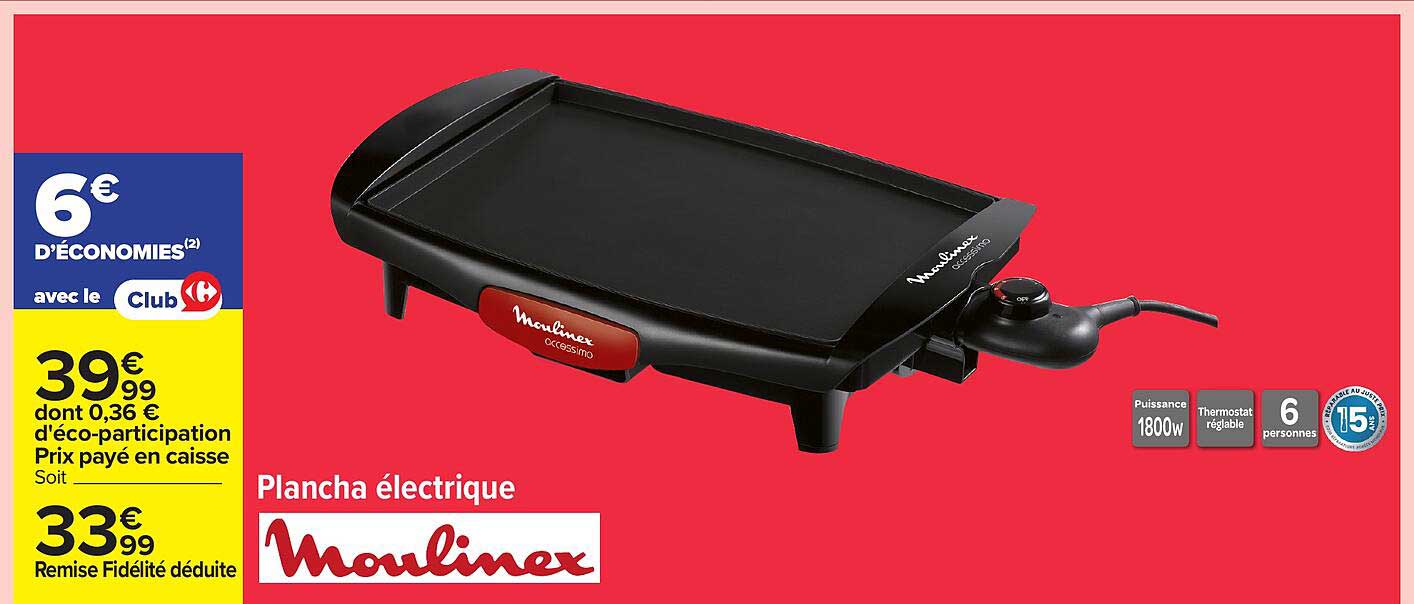 Plancha Electrique Carrefour
