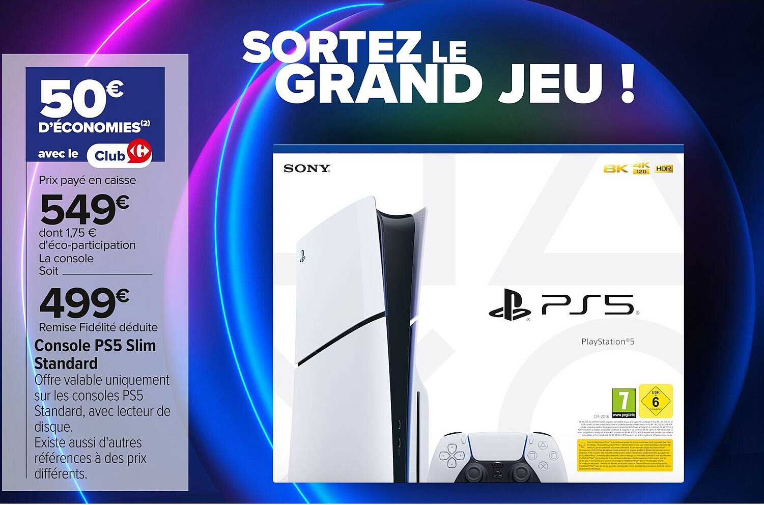 Console PS5 Slim Standard