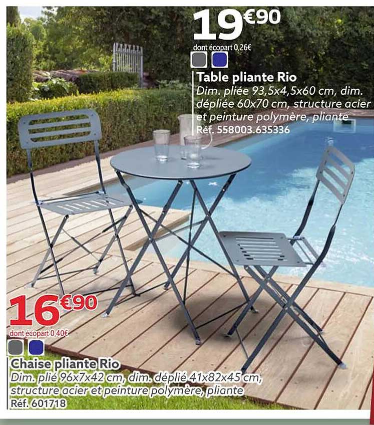 Table pliante Rio